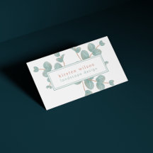Elegant Silver Eucalyptus Grenar - Personlig