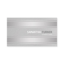 Elegant Silver Faux Rand Professionell Anpassnings