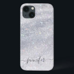 Elegant Silver Glitter<br><div class="desc">Elegant Silver Glitter iPhone 13 Fodral erbjuder en kombination av stil och funktionalitet för perfekten för din älskade enhet. Fodral, som är konstruerat med material av hög kvalitet, ger ett överlägset skydd mot repor, stötar och fall. Den slående silver glitter-designen tillför en aning glamor till din iPhone, skapar den ett...</div>