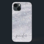 Elegant Silver Glitter<br><div class="desc">Elegant Silver Glitter iPhone 13 Fodral erbjuder en kombination av stil och funktionalitet för perfekten för din älskade enhet. Fodral, som är konstruerat med material av hög kvalitet, ger ett överlägset skydd mot repor, stötar och fall. Den slående silver glitter-designen tillför en aning glamor till din iPhone, skapar den ett...</div>