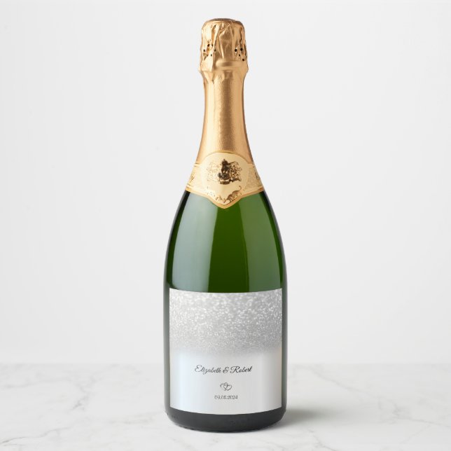 Elegant Silver Glitter Bokeh becomes Elegant Silve (Framsida)