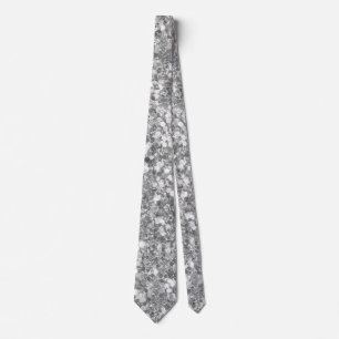 Elegant Silver Glitter Slips