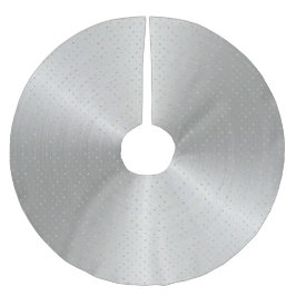 Elegant Silver Guld vid jul jul Julgransmatta Borstad Polyester