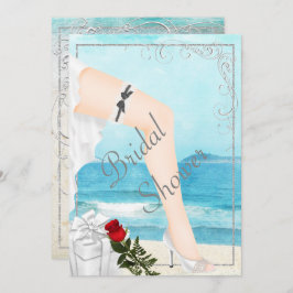 Elegant Silver Inbjudningskort för möhippan