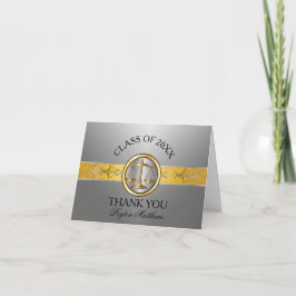 Elegant Silver Law School Studenten Tack