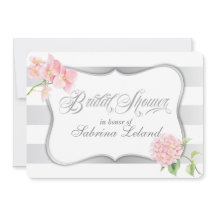 Elegant Silver Rand Blommigt Möhippa