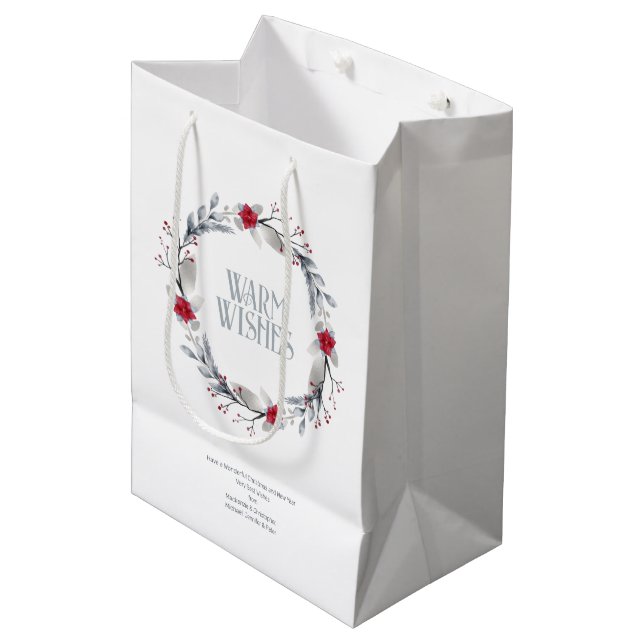 Elegant Silver Red Wand Festive (Framsidan Vinklad)