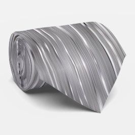 Elegant Silver Shimmering Tie Bröllop Neck Tie Slips