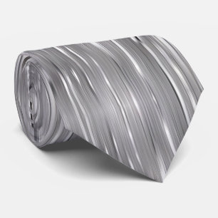Elegant Silver Shimmering Tie Bröllop Neck Tie Slips