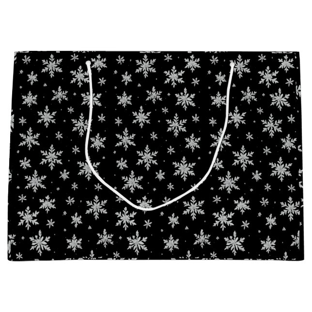 Elegant Silver Snowflake | Winter Helgdag (Framsidan)