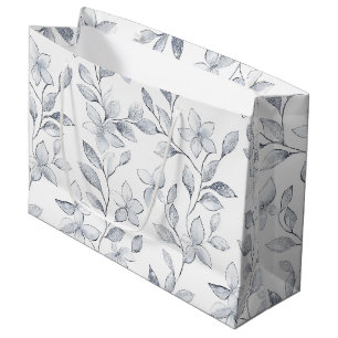 Elegant silver vit blomsterbröllop