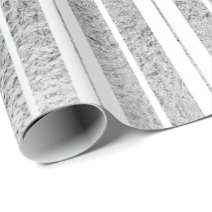 Elegant silver vitrandigt julfirande presentpapper