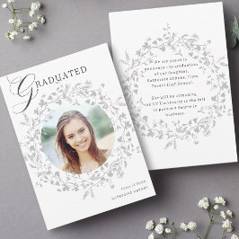 Elegant Silver Wildblomen WAN Studenten Meddelande