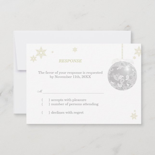 Elegant Silver Winter Wedlings OSA (Framsida)