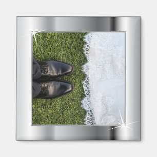 Elegant silverram magnet