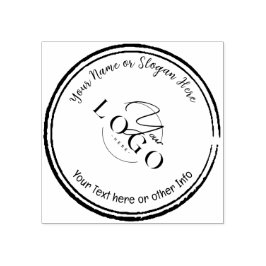 ELEGANT & SIMLPY | Anpassningsbar Business Logotyp Stämpel