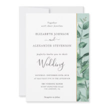 Elegant simpel eukalyptus greenery modern bröllop