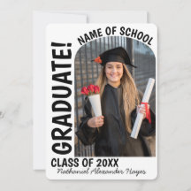 Elegant Simple Arch Photo Neutralt studenten