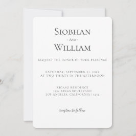 Elegant Simple Bröllop