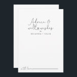 Elegant Simple Calligraphy Bröllop well Önskemål Rådkort<br><div class="desc">Den här eleganten är ett enkelt calligraphy bröllop well önskemål-rådgivningskort en perfekt för ett rustiskt bröllop. Den enkla och elegant designen har skript av typen klassisk och finare i svartvitt. De här korten är perfekter för bröllop, möhippa, babydusch, studentfest och mycket mer. Anpassa korten med namn från bruden och brudgummen,...</div>