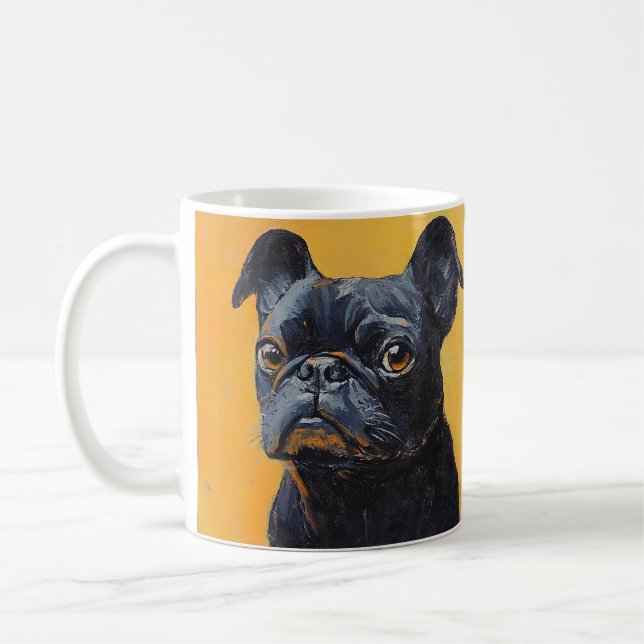 Elegant Simple Custom Pet's Simple Modern Photo Kaffemugg (Vänster)