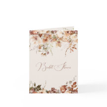 Elegant Simple Fält Flowers Möhippa Fall