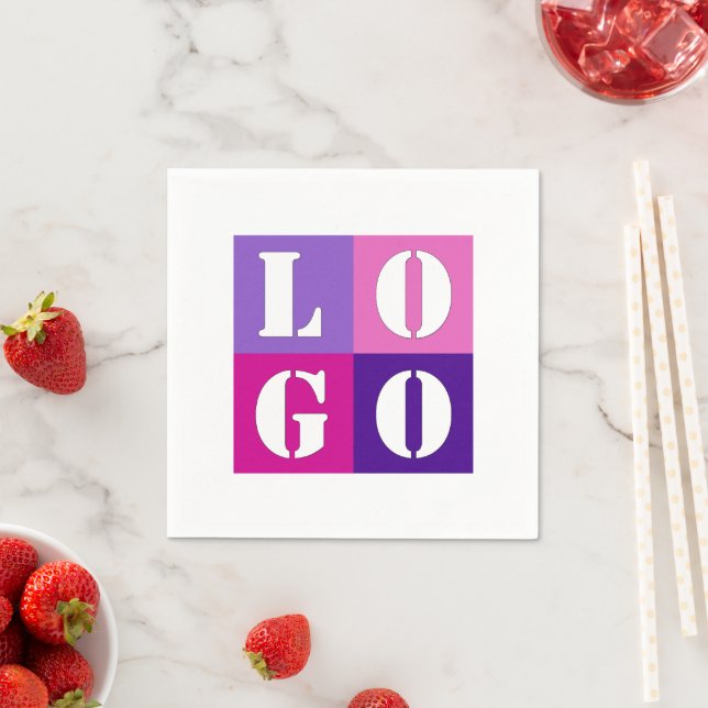 Elegant Simple Personlig Bröllop Anpassningsbar Id Pappersservett (Insitu)