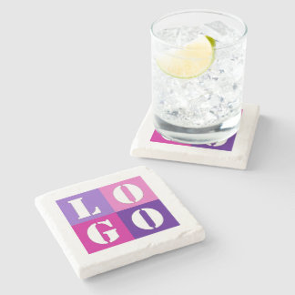 Elegant Simple Personlig Bröllop Anpassningsbar Id Stenunderlägg