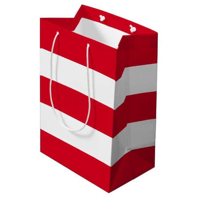 Elegant Simple Red White Rand (Baksidan Vinklad)