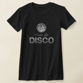 Elegant Sista Disco Smöajpartaj Tema Anpassad T Shirt