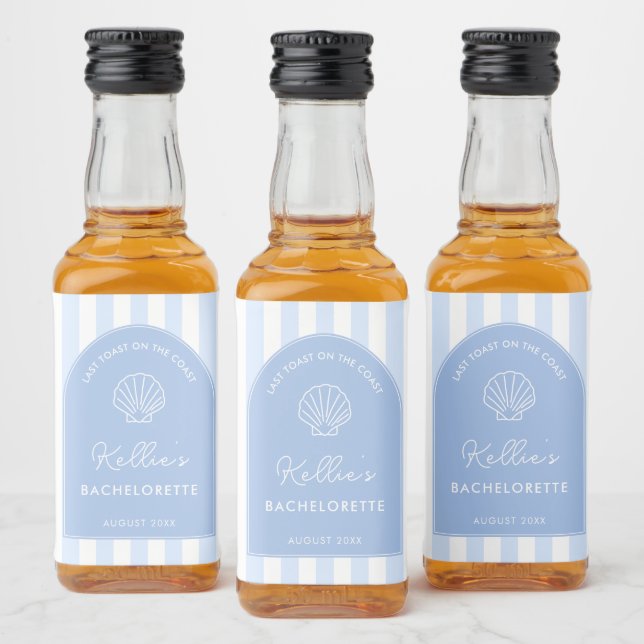 Elegant Sista Toast Sjungningsfest Present Spritflaskor Etikett (Flaskor)