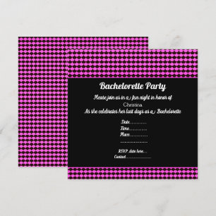 ELEGANT SJÖJUNGFRU SCAL ROSA BLACK PARTY BACHELORE INBJUDNINGAR