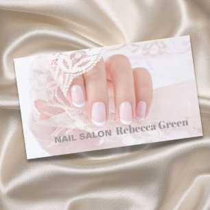 Elegant skönhet, nagelsalong, nagelsalong visitkort