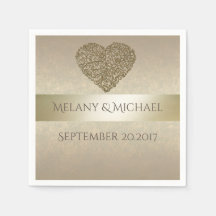 Elegant skonsam guldabstrakt bröllop