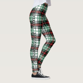 Elegant skotsk kulturarv rutig tartanmönster leggings