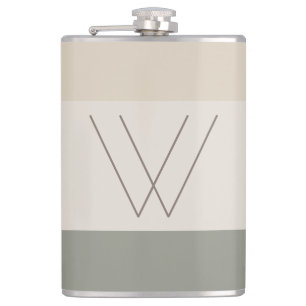 Elegant skräddarsydd modern monogram fickplunta