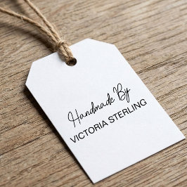Elegant skrift handskriven handgjord av självfärgande stämpel