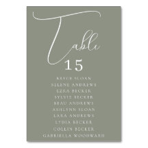 Elegant Skriftlig Placering