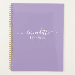 Elegant-skript | Anpassat namn | Lavender Planner