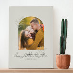 Elegant-skript | Bättre tillsammans med Family Pho Canvastryck<br><div class="desc">Modern skript som läser ALWAYS BÄTTRE TILLSAMMANS under ditt familjefoto i en elegant i en båge omgiven av grenar.</div>