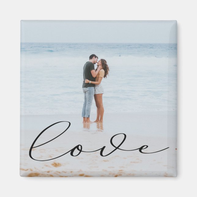 Elegant-skript | Fotomagnet Magnet (Framsidan)