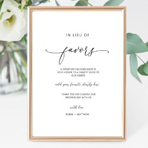 Elegant, skript, i stället för favorittecken poster