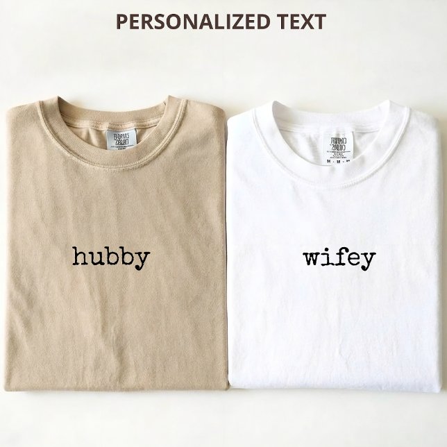 Elegant Skript Makehus och Maka Nygifta T Shirt (custom wedding party shirt, honeymoon couple outfit shirt, newlyweds matching shirt, Bride Groom)