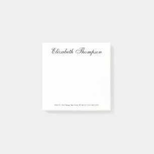 Elegant-skript Post-it Block