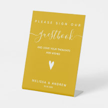 Elegant-skript - Senard Bröllop Guestbook-signerin