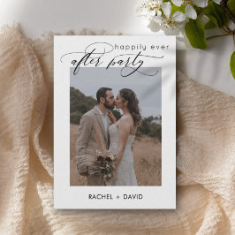 Elegant-skript som vi har utvecklat fotobröllopsmo inbjudningar