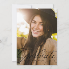 Elegant-skript student svart lodrät studenten meddelande