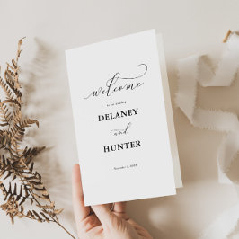 Elegant Skriptbok för Pappra program med minimalis