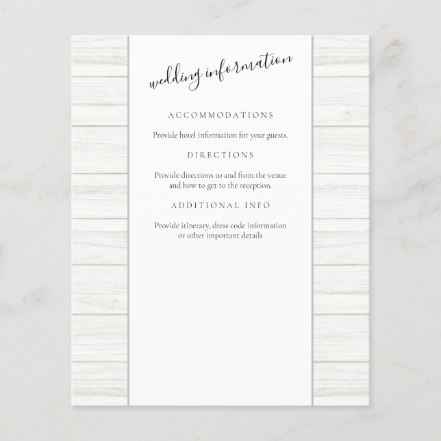 Elegant Skriptinformation om trägäster (Framsida)