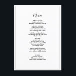 Elegant Skriptinnermeny Bröllop med kantlinje Meny<br><div class="desc">Menyn elegant Script-inramning på Bröllop-middagen - Du kan anpassa och anpassa den här enkla menyn och menyn elegant bröllop. Det finns redigeringsalternativ.</div>